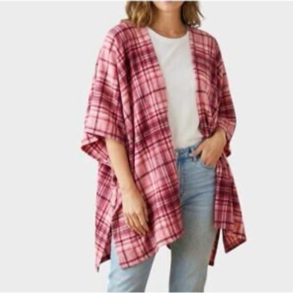 Liz Claiborne Women's Plaid Wrap One Size